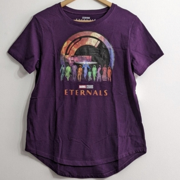 Marvel Studios Marvel Eternals Women's Purple Graphic T-Shirt, Size Large(11/13) - Picture 1 of 3